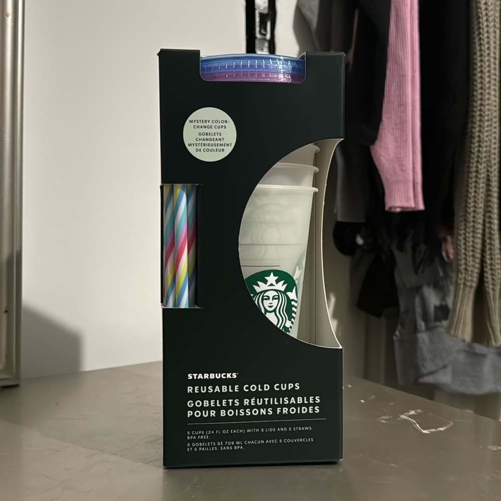 STARBUCKS REUSABLE COLD CUPS
